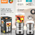Grinder - RAF Grinder - RAF Blender - RAF 2 in 1 Blender And Grinder - Coffee Grinder - Juice Maker - Electric 2 in 1 Grinder And Blender -  300W Blender - Fruit Mixer - Spice Grinder - Home Essential - 100% Stainless Steel. 