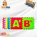 High quality Jumbo Puzzle Mat both Small and Capital Letters, LARGE ABC PUZZLE MAT (12x12cm), High quality Kiddy 26pcs Alphabet Puzzle Mat (Aa-Zz)  (26 Pieces), High quality alphabet kids playing mat. 