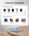 Anker 521 Charger (Nano Pro),40W PIQ 3.0 Dual Port Compact Fast USB C Charger , for iPhone 14/13 Mini,Xiaomi. 