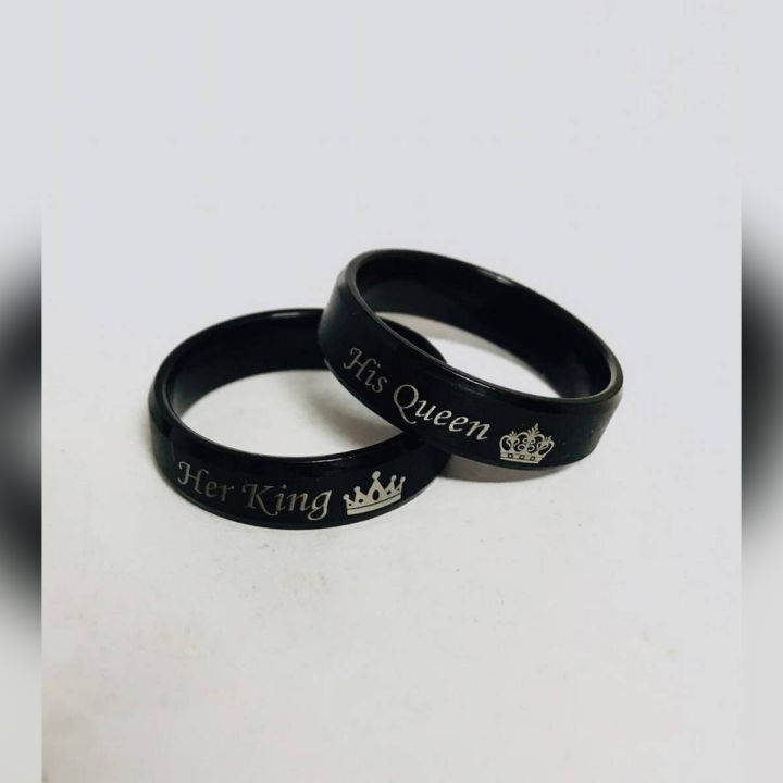 Customized Imported Name Couple Rings (Best Gift for Friend, Wife, Husband etc)