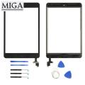 【 Miga Plaza 】 For Ipad Mini 1 Mini 2 Touch Screen Digitizer Assembly Touch Panel Replacement Home Button A1432 A1454 A1455 A1489 A1490 A149. 