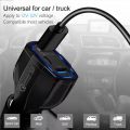 3 Ports Fast Car Charger Type C And USB Charger QC 3.0 With Qualcomm Quick Charge 3.0 Technology High Quality Car Charger. 