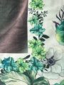 Fashion Printed Flower border  Shawl Chiffon Hijab Georgette Scarf Women Beach Sunscreen Shawl Muslim Hijab Wrap Headscarf. 