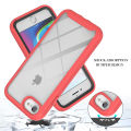 Phone Case For Apple iPhone 6 iPhone 6s - Clear Case - 2 in 1 Design Shockproof Bumper. 