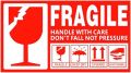Fragile Sticker for the Sensitive Product and Material Size 2.5 X 3.5. 