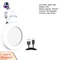 Magnetic Selfie Light 180° Rotatable Led Selfie Ring Light with Mirror Super Bright Rechargeable 3 Modes Perfect Makeup Fill Light for Phone. 