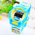 Ruislee New arrival Watch Children 3D Eye Despicable Me Minion Fashion Cartoon digital kids Wrist Watch. 