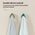 New Arrival 3 Pcs - Towel Holder Wall Rack Cloth Bath Towel Rag Hook Free Punch Storage Hanger Towel Plug Rack Dish Bathroom Kitchen Tools. 