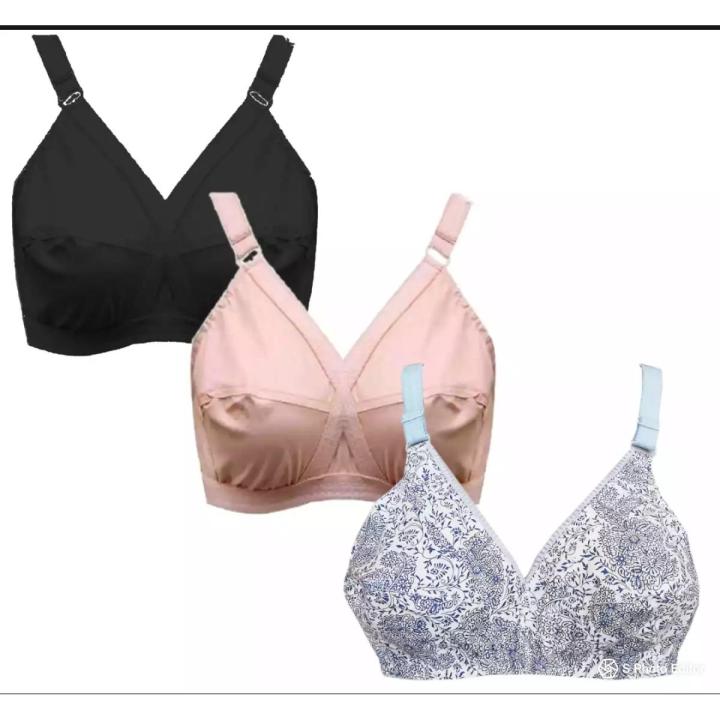 Pack of three fancy bra/ blouse/ brazzers cotton stuff