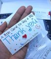 10pcs, Thank you cards for small business, assorted color & design.. 