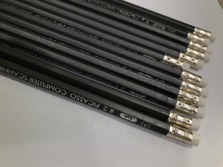 Picasso%20Computer%20Scanning%20Pencils%20With%20Rubber%20Tip%20Pack%20of%2012%20Pencil%20Best%20-%20Image%203