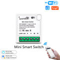 【KuaKe Mall】Tuya MINI Wifi Smart Switch 16A 2-way Control Wireless Tuya/Smart Life APP Work With Alexa Home Mobile App control.. 
