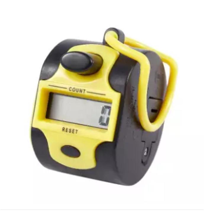Mini 5 Digit Electronic L Display Digital Hand tally counter Yellow