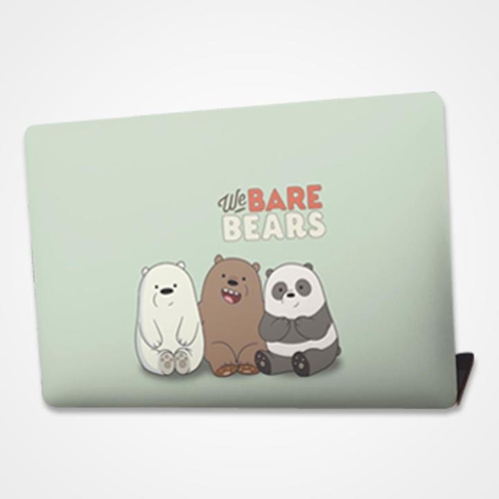 We Bare Bears Laptop Skin Vinyl Sticker 13 13.3 14.6 15 15.4 15.6 inch Laptop Skin Sticker Cover For All Laptops