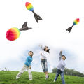 Throwing Rocket Toy Portable Flying Rocket Throwing Foam Ball. 