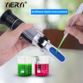 yieryi Hand Held Tester Tool 4 In 1 Engine Fluid Glycol Antifreeze Freezing Point Car Battery Refractometer Antifreeze Tester. 