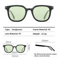 Couple glasses Sunglasses Classic UV400 protection Trendy Glasses Flat mirror Eyeglasses for Outdoor activities Summer vacation Beach party Fashion show  wear. 