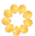 50 pcs 9 inch Mango Balloons without shinny Latex Balloon for Valentine Birthday Parties Baby Shower Wedding Backdrop Decor Minion, Bee Theme and Summer Party light orange. 
