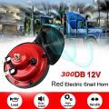 300DB Super Loud Train Horn for Truck Train Boat Car Air Electric Snail Single Horn 12V Waterproof Motorcycle Horn. 