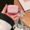 【NShisasN】Crystal Butterfly Pendant Bead Bracelet Earphone Case for Apple airpods 1/2 /3 For Airpods Pro 2nd Earphone Case With Keychain. 