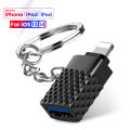 For IPhone Connects To The USB Flash Drive OTG Adapter Lightning To Usb Converter Iphone Mobile Phone U Disk Adapter. 