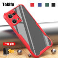 Tokifu OPPO F21 Pro Casing Hard Case Clear  Lens All-inclusive 4 Sides TPU Reinforced Corners Shockproof Back Cover. 