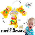 Funny Jumping Monkey Toy – Pack of 1 Rolling Toy for Kids, Boys, Girls, Infants & Toddlers Gift. 