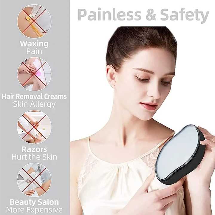 Crystal Hair Remover Painless Magic Epilator Glass Shaver Safe Easy Cleaning for Legs Arms Back Body Beauty Hair Removal Shaver