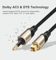 CableCreation (15.24m) (50 ft) Toslink Male to Mini Toslink Male Digital SPDIF Audio Optical Fiber Cable 24K Gold Plated Compatible with Audio, iMac, Mac Pro&More. 