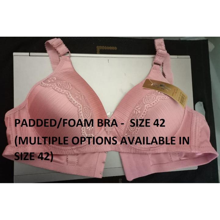 Foam cotton net padded Bra options for women girls ladies brazier blouse undergarments lingerie - 42