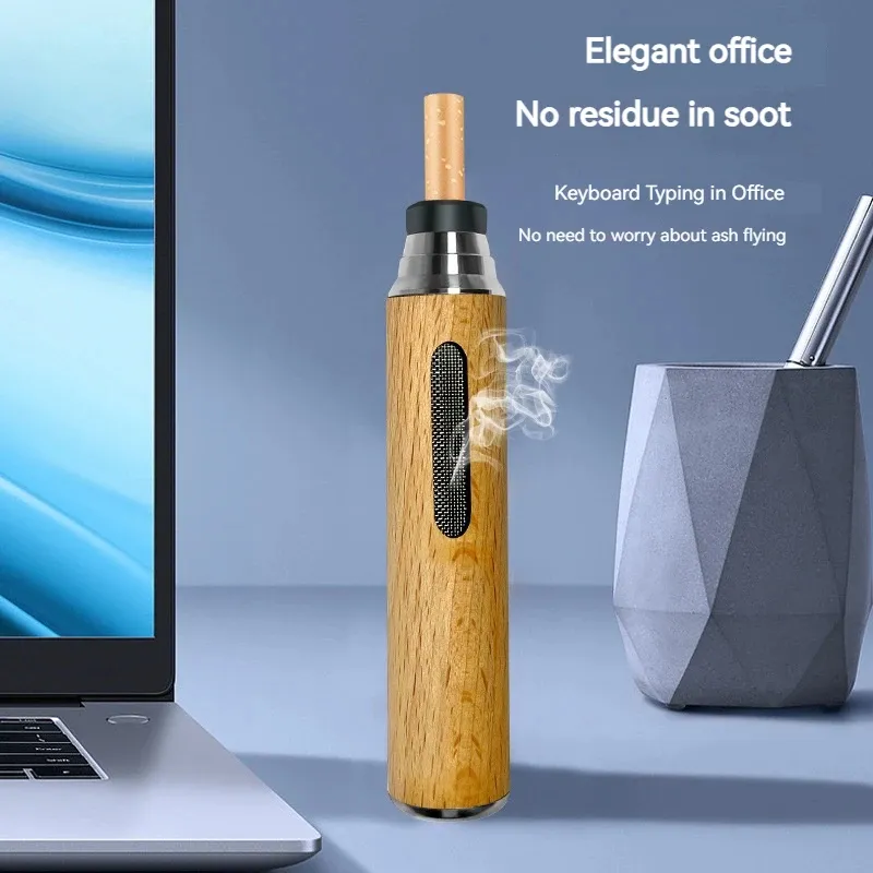 Portable Handheld Mini cigarette ashtray Easy to Clean, Prevent cigarette  ash from falling everywhere For Travel, Home, Office, Car (Gold)