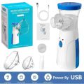 Portable Mesh Nebulizer Machine for Kids and Adults, Mini Handheld Inhaler Nebulizer with Mask and Mouthpiece, Quiet Ultrasonic Vaporizer for Home and Travel Use. 