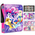 My Little Pony Card Book Pinkie Moon Treasure Collection Book Nine Palace Grid Genuine Storage Book with Zipper Card Game OVERDOESETO. 