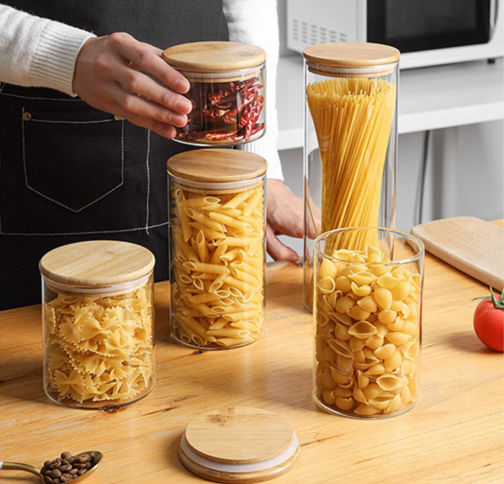 Storage%20Borosilicate%20Glass%20Jar%20&%20Container%20with%20Air%20Tight%20Wooden%20Lid%20-%20Image%205