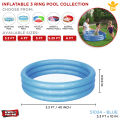 Bestway 3 Ring Inflatable PVC Swimming Pool Collection for Kids, Summer Fun & Water Games for Children, 3 feet, 4 foot, 5 ft & 6 foot Swimming Pool Size, 51025, 51026, 51027, 51005, 51008, 51009, 51144, 51145 Imported Best Way High Quality Air Home Pools. 