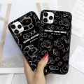For Infinix Hot 11 11s original niche black Kaws phone case. 