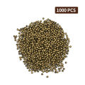 1000Pcs Colorful Small Round Ball 3mm Metal Beads For DIY Jewelry Making. 