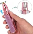 2 in 1 Electric Eyebrow Trimmer & Facial Hair Remover for Women – Rechargeable Painless Eyebrow Shaver & Razor Tool with LED Light – Pen-Style Hair Removal Machine for Face, Eyebrows, Upper Lips, Nose, Chin, Cheeks, Neck, Arms, Fine Hair. 