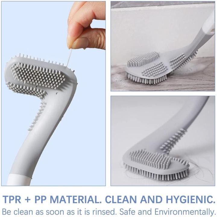 Golf%20Silicone%20Toilet%20Brush%20Long%20Handled%20Toilet%20Cleaning%20Brush%20Modern%20Hygienic%20Bathroom%20Accessories%20-%20Image%204