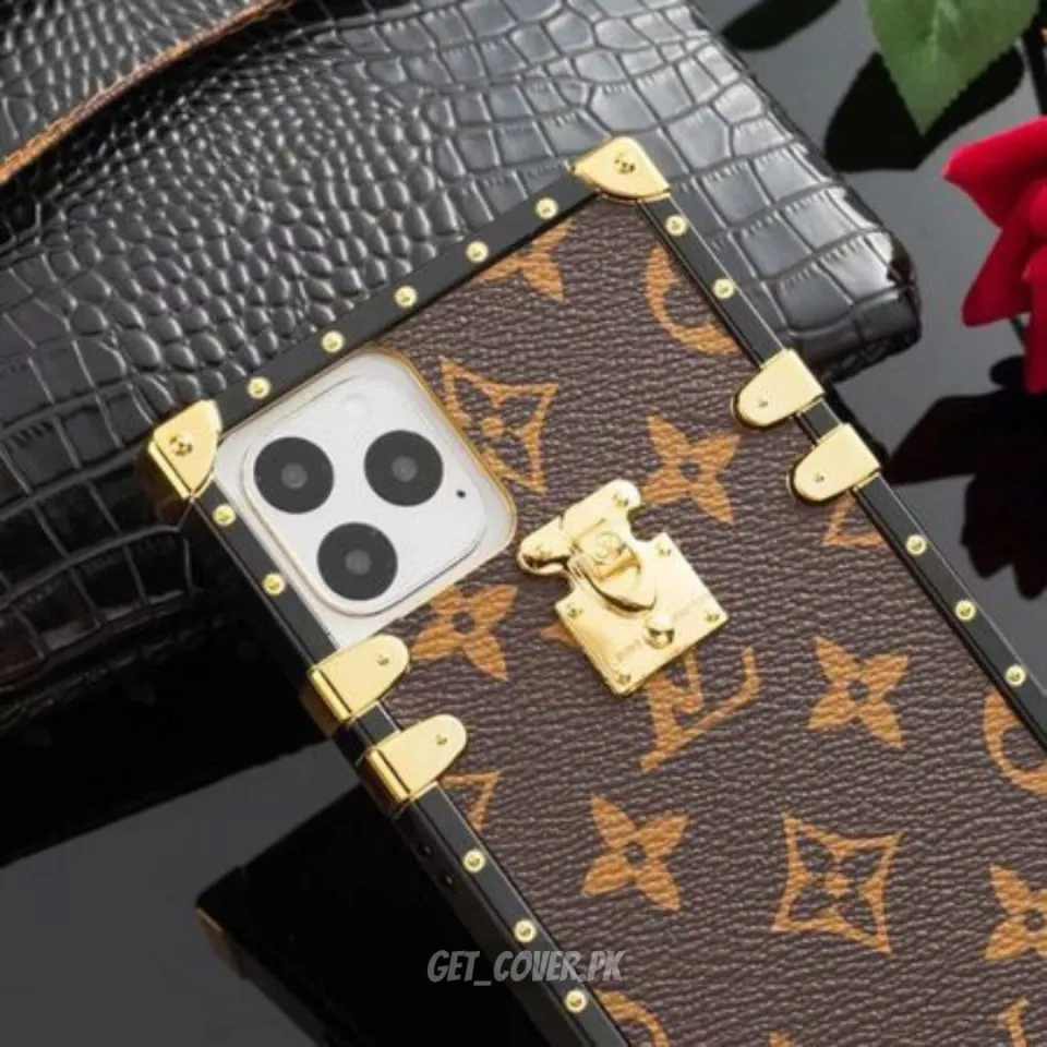 Lv Square Phone Case Gold Square Phone Case Iphone Xr Square LV