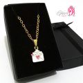 Love Letter Pendant Necklace for Girls women & Friends with FREE GIFT BOX. 