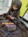 Kids Namaz Chadar Hijab with full Sleeves Fabric: Swiss Lawn. 