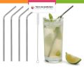 Techmanistan Stainless Steel Reusable Drinking Straws With Cleaning Brush. 