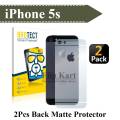 Apple iPhone 5s Back Matte Protector Soft Film Protection For iPhone 5s - 2Pcs. 