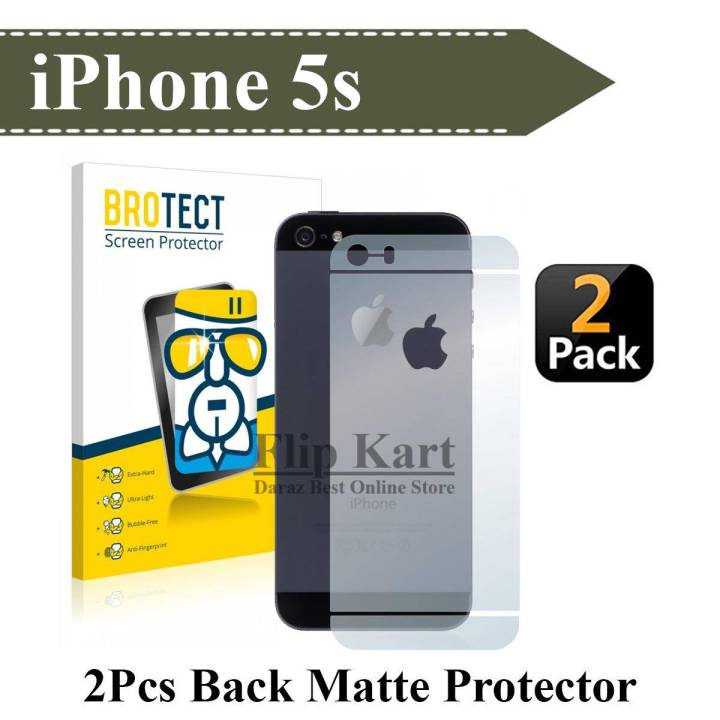 Apple iPhone 5s Back Matte Protector Soft Film Protection For iPhone 5s - 2Pcs