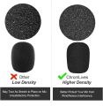 Lavalier Microphone Foam Windscreen Pack of 3 Noise Reduction Covers. 
