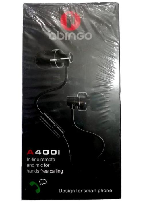 ABINGO A400i  In-Line Remote And Mic For Hands Free Calling