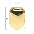 New Rock Unisex Trendy Teeth Mold Kit Solid Grillz Grill Gold Teeth Set Single Tooth Caps. 
