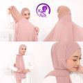 KK Hijab | Instant Hijab Scarf One Piece Chiffon Hijab with Inner Cap Premium Quality. 