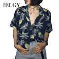 【BestGO】available KoKorean version of loose Hawaiian shirt. 